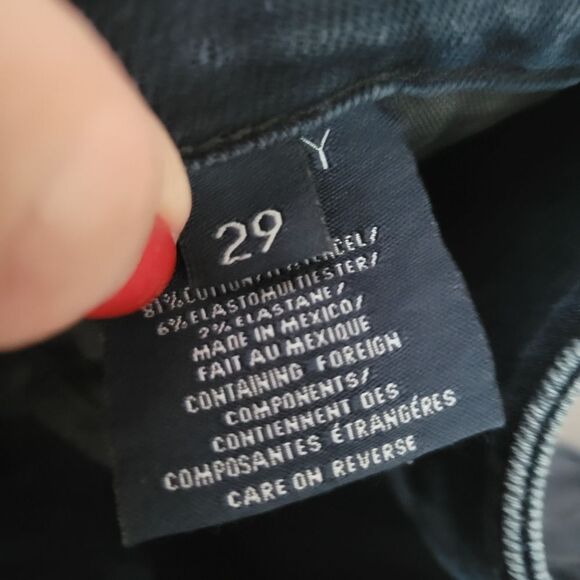 NEW 29 Fidelity Denim CHER High Rise Slim Straight LIGHTLY DISTRESSED Jeans NWOT - Picture 6 of 11